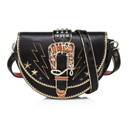 CL LUBOTING Напп-Кожа Сумка через плечо Женская Черная