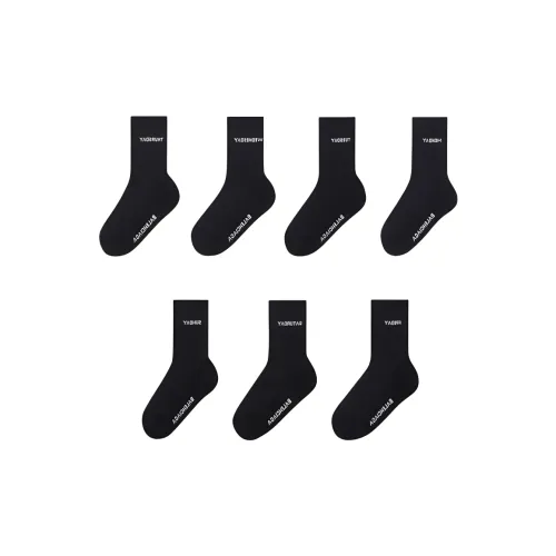 Balenciaga Наборы носков Женские 7 шт Черный