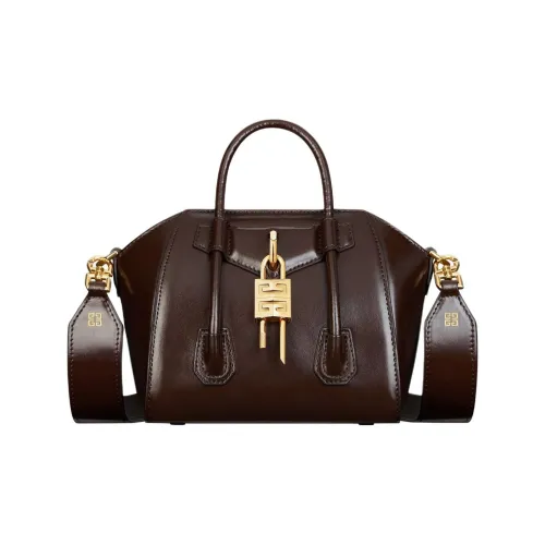Givenchy Antigona Телячья кожа Сумка через плечо Сумка Мини Женская Умбра Коричневый