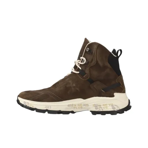 PREMIATA Saintcross 381 High Топ Повседневная обувь Мужская Коричневая