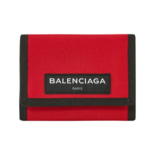 Balenciaga Нейлон Кошелек Мини Женский Руж