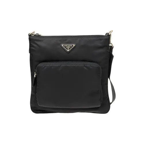 PRADA Нейлоновая сумка через плечо сумка на плечо женская черная