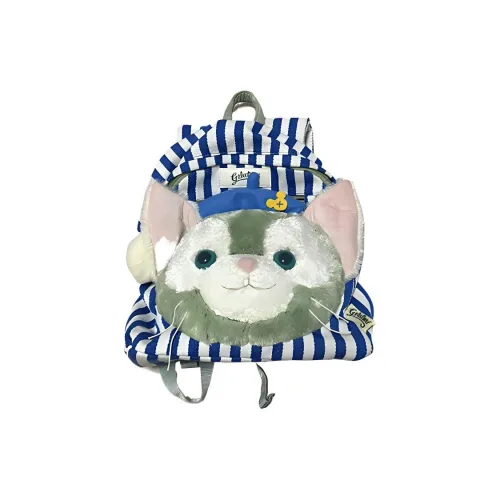 Disney Холст Рюкзак Стандартный Унисекс Синий Белый Зеленый