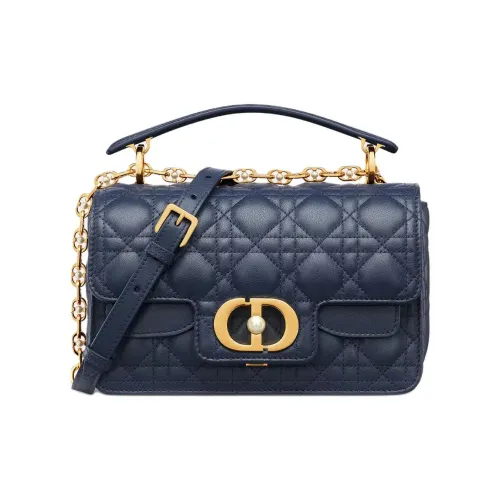 DIOR Сумка через плечо из коровьей кожи маленькая сумка женский цвет глубокий морской синий