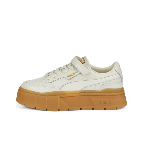 PUMA MAYZE STACK Низкие Кроссовки для Скейтбординга Женские Экрю