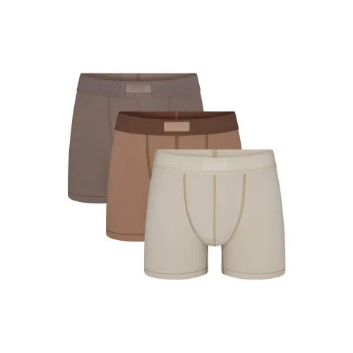 SKIMS 3 Pack Agate MULTI/Агат Многоцветный Мужские Боксеры