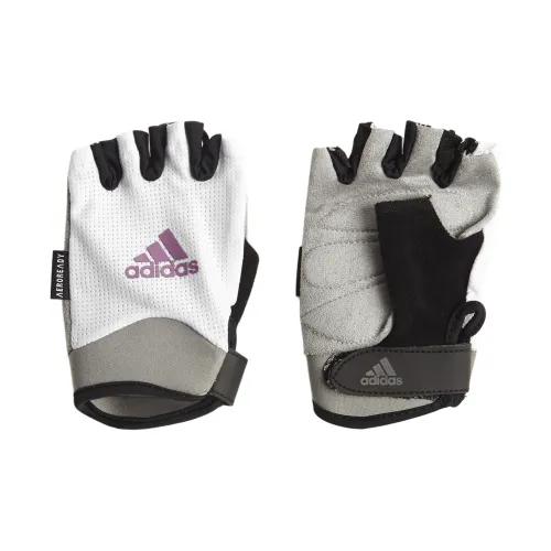 Adidas Полиэстер, эластан, полиамид, замша, спортивные перчатки, унисекс