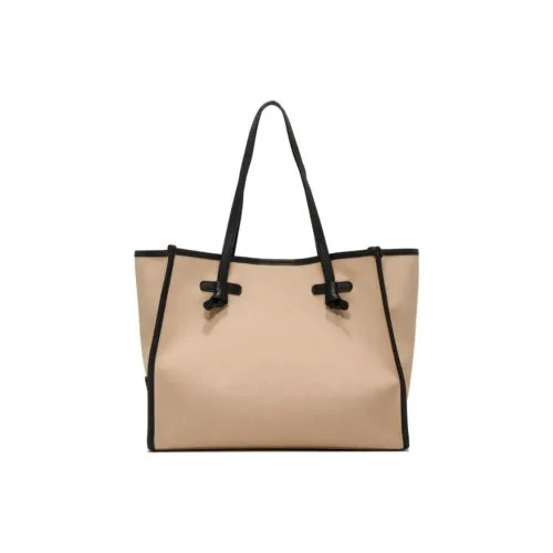GIANNI CHIARINI Canvas Bag Tote Bag Shopping Bag Shoulder Bag Women's Khaki GIANNI CHIARINI Холщовая сумка Сумка-тоут Сумка для покупок Сумка через плечо Женская Хаки