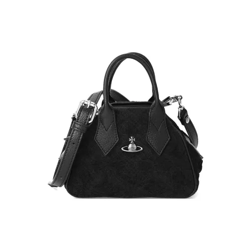 Vivienne Westwood Хлопковая сумка через плечо сумка для женщин черная