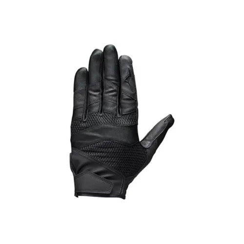 Mizuno Синтетическая кожа полиэстер нейлон полиуретан спортивные перчатки унисекс черный