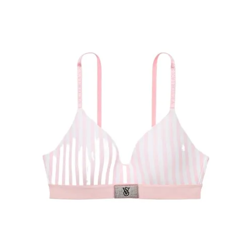 Victoria's Secret Бюстгальтер Женский Розовый Белый Полосы