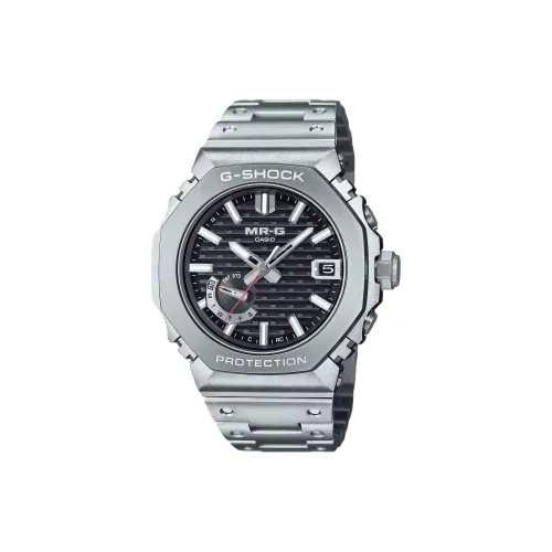 CASIO MR G Series MRG B2100 Коллекция Солнечный Кварцевый механизм Титановый сплав Ремешок Часы Мужские Черный циферблат