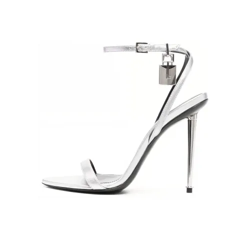 TOM FORD One Ремень Сандалии Женские Серебряные