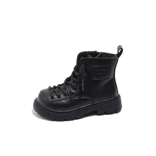 VanCamel Детские кожаные сапоги High Top Kids