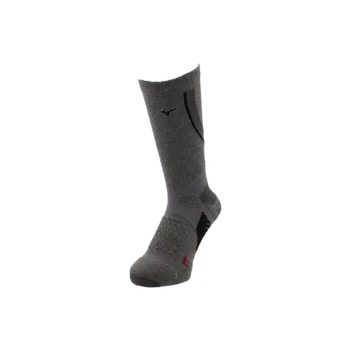 Mizuno 1 Pack Gray Men's MID Shin Sock