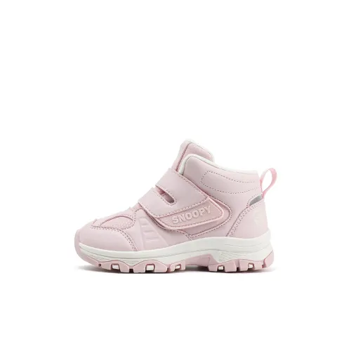 SNOOPY Slip-resistant Abrasion-resistant Thermal Kids Lifestyle Shoes Light Pink Baby СНООПИ Противоскользящие Износостойкие Термические Детские Лайфстайл Обувь Светло-розовый Малыш