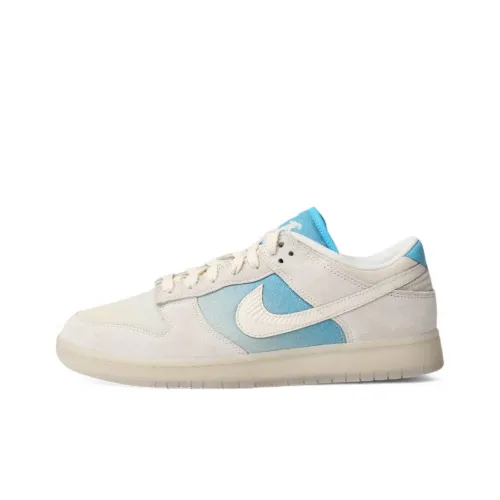 Nike Dunk Скейтборд Кроссовки Низкие Белые и Синие Унисекс