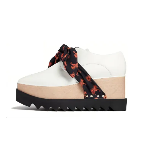 Stella McCartney Низкий топ Повседневная обувь 8 см Женская Белая