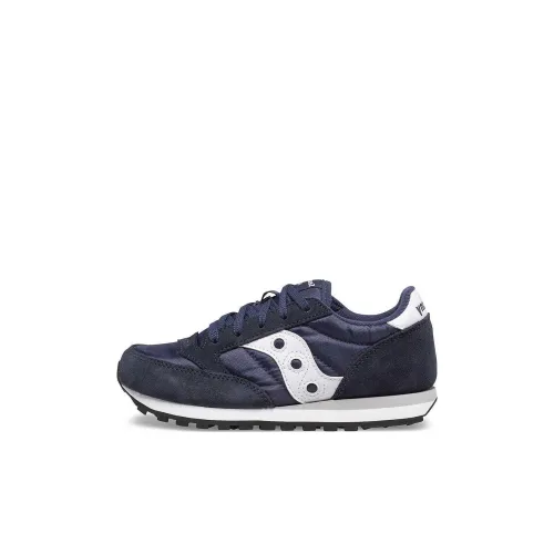 Saucony Jazz Original Детская беговая обувь Низкий топ Морской синий/Белый Kids