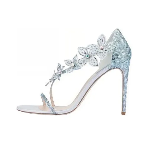 RENE CAOVILLA Floriane One Strap Sandals 10,5cm Women's Blue RENE CAOVILLA Floriane One Ремешок Сандалии 10,5 см Женские Синие