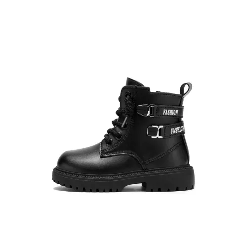 VanCamel Детские кожаные сапоги High Top Kids