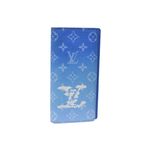 LOUIS VUITTON Холст Кошелек Унисекс Синий