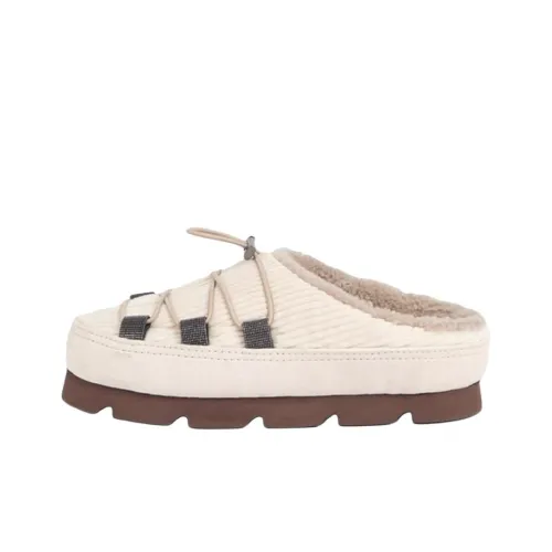 BRUNELLO CUCINELLI Домашние тапочки Женские Белые