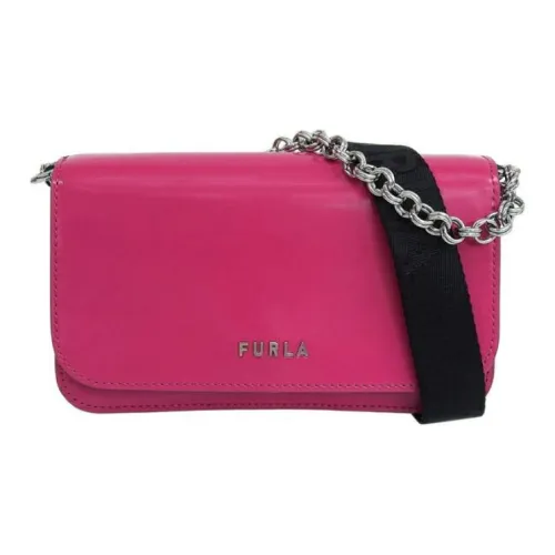 Furla Кожа Сумка через плечо Мини Женская Фуксия