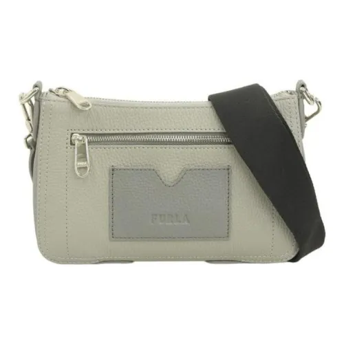 Furla Atena Кожа Сумка через плечо Женская Серого цвета