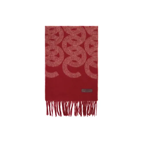 MARJAKURKI 100% кашемир Красный Шарф Унисекс