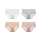 Светло-серый + Белый + Кожа + Темно-розовый