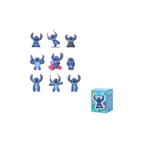 52TOYS X Disney Стич Cute Collection Слепые коробки Один Mystery Коробка Целая коробка 8 шт