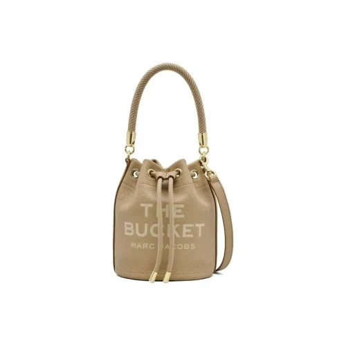 MARC JACOBS Корова Кожа Ведрообразная Сумка Сумка через плечо Сумка для женщин Коричневый