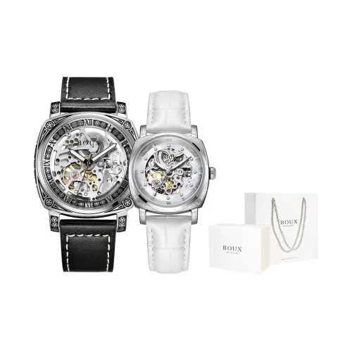 BOUX Автоматический механический механизм Унисекс Часы 41мм*33мм*11мм Скелет