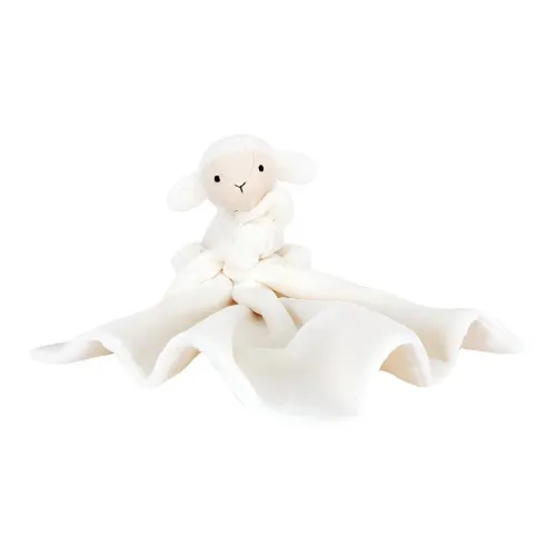 JELLYCAT Shy Collection Овца Животные Кукла Плюшевая кукла 34 см Высота Полотенце 34 см Длина
