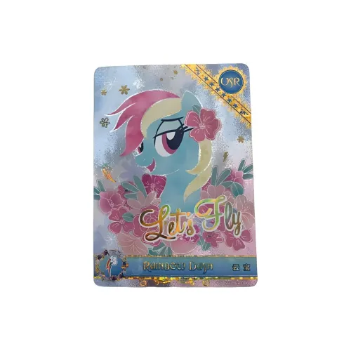 KAYOU Мой маленький пони Персонажи Карта Радужный Пачка Третья ЭДИЦИЯ Радужный 3 USR Облако TREASURE IP Аниме Карточки 1 шт