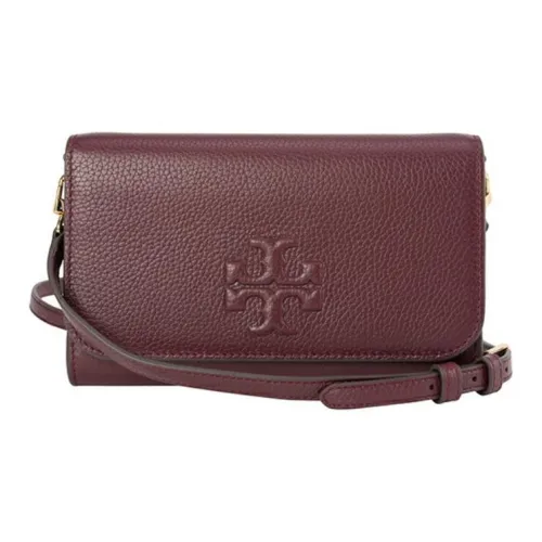 TORY BURCH Кожа Сумка через плечо Женская Protea Гранат Красный