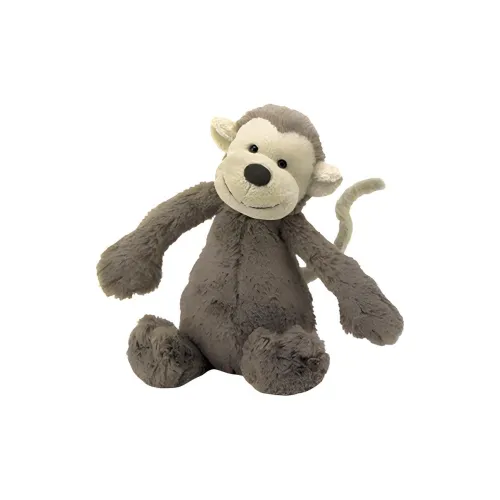JELLYCAT Jungle Animal Collection Little Обезьяна Куклы Плюшевая кукла 18CM Высокая