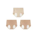 (Высокая посадка, 100% хлопок, противоударный) Пудинговый + Молочный кофейный *2