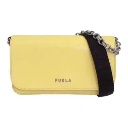 Furla Кожа Сумка через плечо Мини Женская Желтая