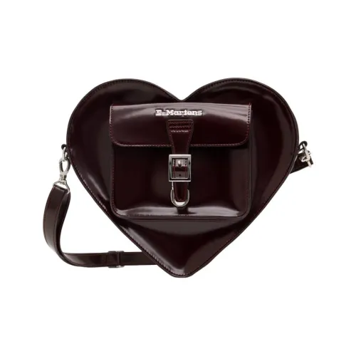 Dr.Martens Кожа Сердце-Формированная Сумка Рюкзак Сумка через плечо Сумка на плечо Женская Бургунди