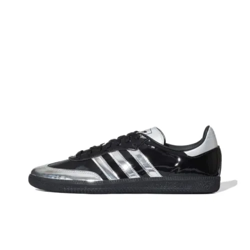 adidas originals Samba Кроссовки для скейтбординга Низкие Кроссовки Черно-серебристые Унисекс
