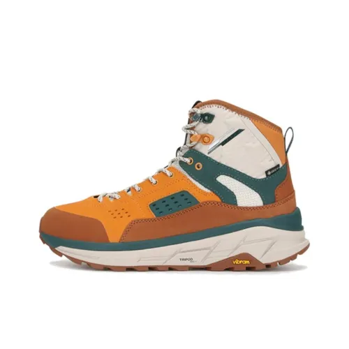 KOLON SPORT Трипод Альпинистские и туристические ботинки MID Топ Желтый Унисекс