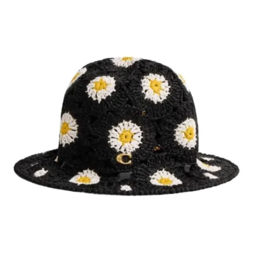 COACH Полиэстер Шляпы ведра Женские Черный