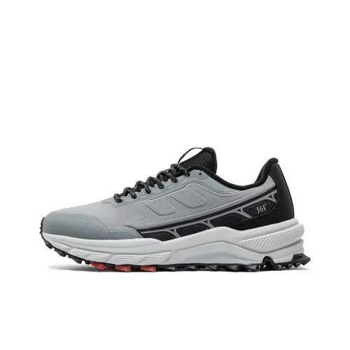 361° Rain Screen Амортизаторы Slip-resistant Низкий топ Беговые кроссовки Мужские Серый Черный