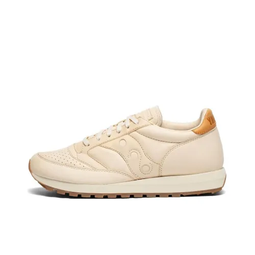 Saucony Jazz 81 Slip-Resistant Abrasion-Resistant Low Top Casual Running Shoes Unisex Apricot Сaucony Jazz 81 Противоскользящий устойчивый к истиранию низкий топ повседневная беговая обувь унисекс абрикос