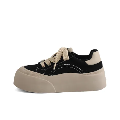 Shougu Low Топ Скейтборд Кроссовки Женские Черные