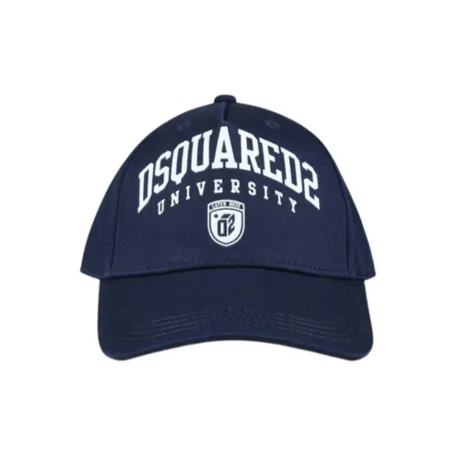 DSQUARED 2 Хлопок Бейсболки Мужские Синие