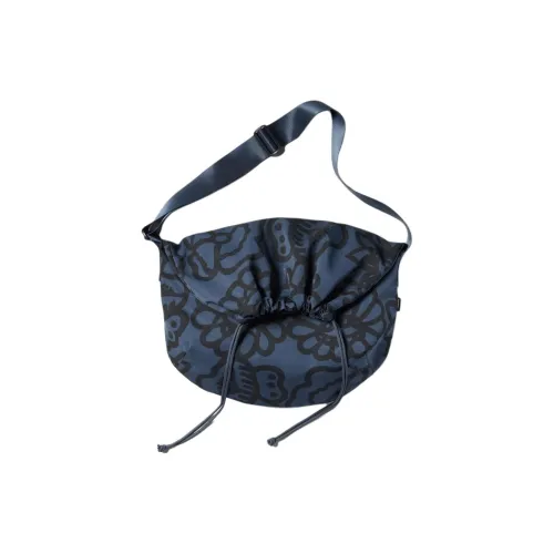 UNIQLO Полиэстер Сумка через плечо Стандартная Женская Темно-синий