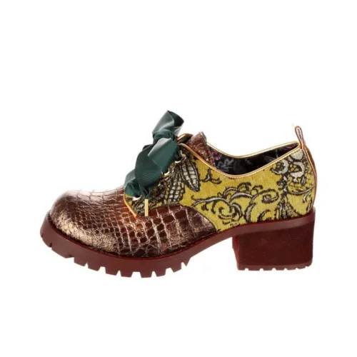 IRREGULAR CHOICE on your mind Женские повседневные туфли Латунный Женские